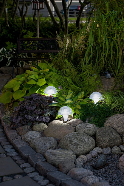 Konstsmide LED Solarleuchte Pilz weiss, Kunststoff