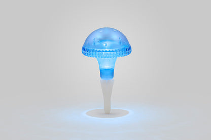 Konstsmide LED Solarleuchte Pilz blau, Kunststoff