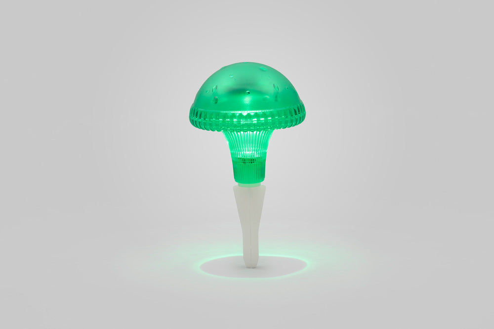 Konstsmide LED Solarleuchte Pilz grün, Kunststoff
