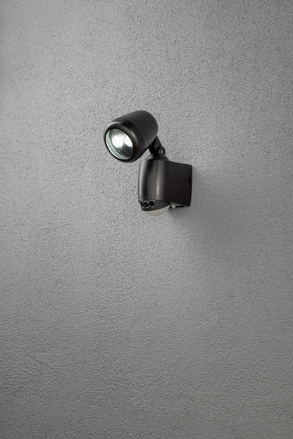 Konstsmide Prato Wandleuchte schwarz LED 1W Batterie