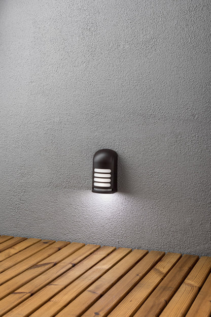 Konstsmide Prato Wandleuchte schwarz LED 0,24 W Batterie