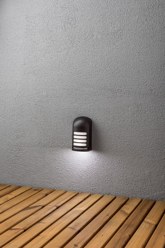 Konstsmide Prato Wandleuchte schwarz LED 0,24 W Batterie