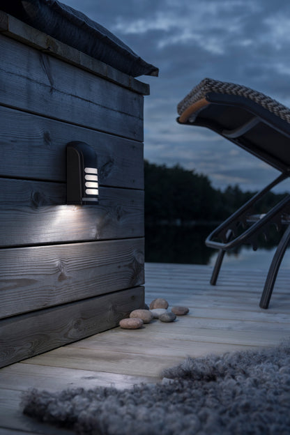 Konstsmide Prato Wandleuchte schwarz LED 0,24 W Batterie