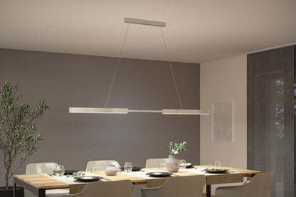 Paulmann LED Pendelleuchte Aptare Touchless Sensor    2700K 2050lm / 2050lm 2x16,5W Alu gebürstet dimmbar