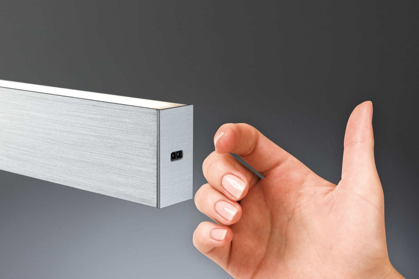 Paulmann LED Pendelleuchte Aptare Touchless Sensor    2700K 2050lm / 2050lm 2x16,5W Alu gebürstet dimmbar