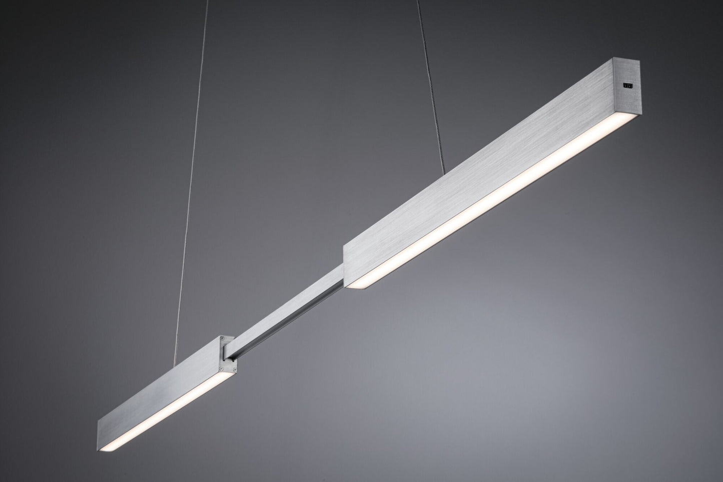 Paulmann LED Pendelleuchte Aptare Touchless Sensor    2700K 2050lm / 2050lm 2x16,5W Alu gebürstet dimmbar