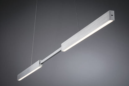 Paulmann LED Pendelleuchte Aptare Touchless Sensor    2700K 2050lm / 2050lm 2x16,5W Alu gebürstet dimmbar
