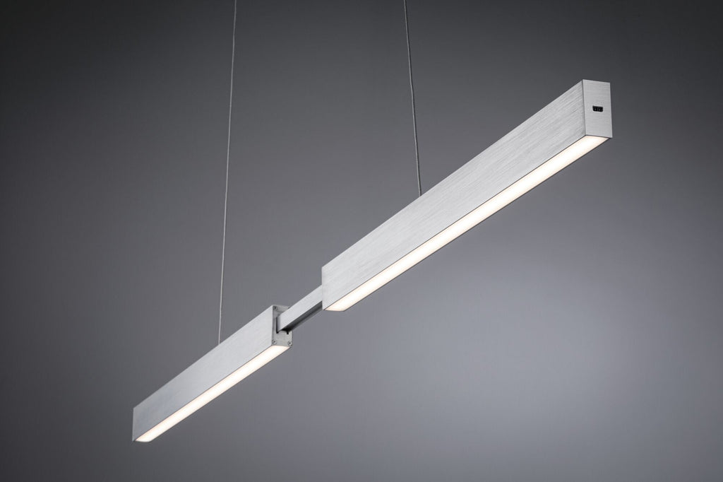 Paulmann LED Pendelleuchte Aptare Touchless Sensor    2700K 2050lm / 2050lm 2x16,5W Alu gebürstet dimmbar