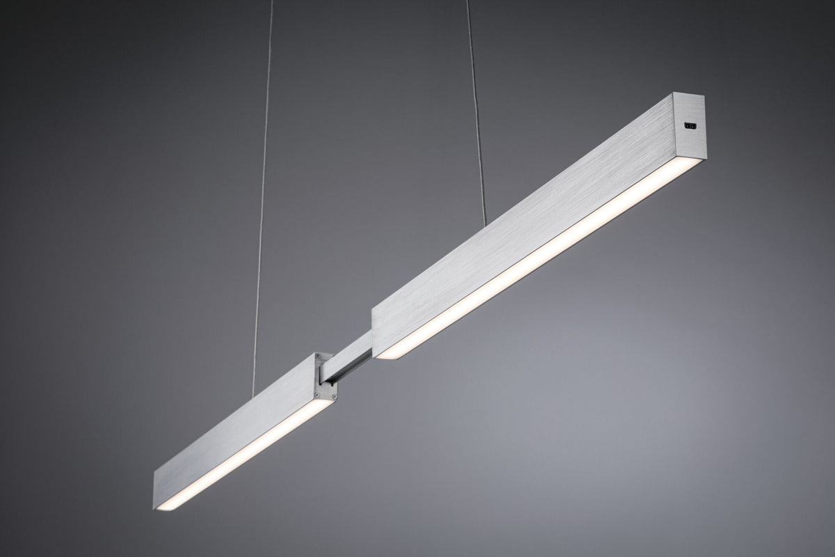 Paulmann LED Pendelleuchte Aptare Touchless Sensor    2700K 2050lm / 2050lm 2x16,5W Alu gebürstet dimmbar