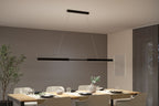 Paulmann LED Pendelleuchte Aptare Touchless Sensor    2700K 2050lm / 2050lm 2x16,5W Schwarz gebürstet dimmbar