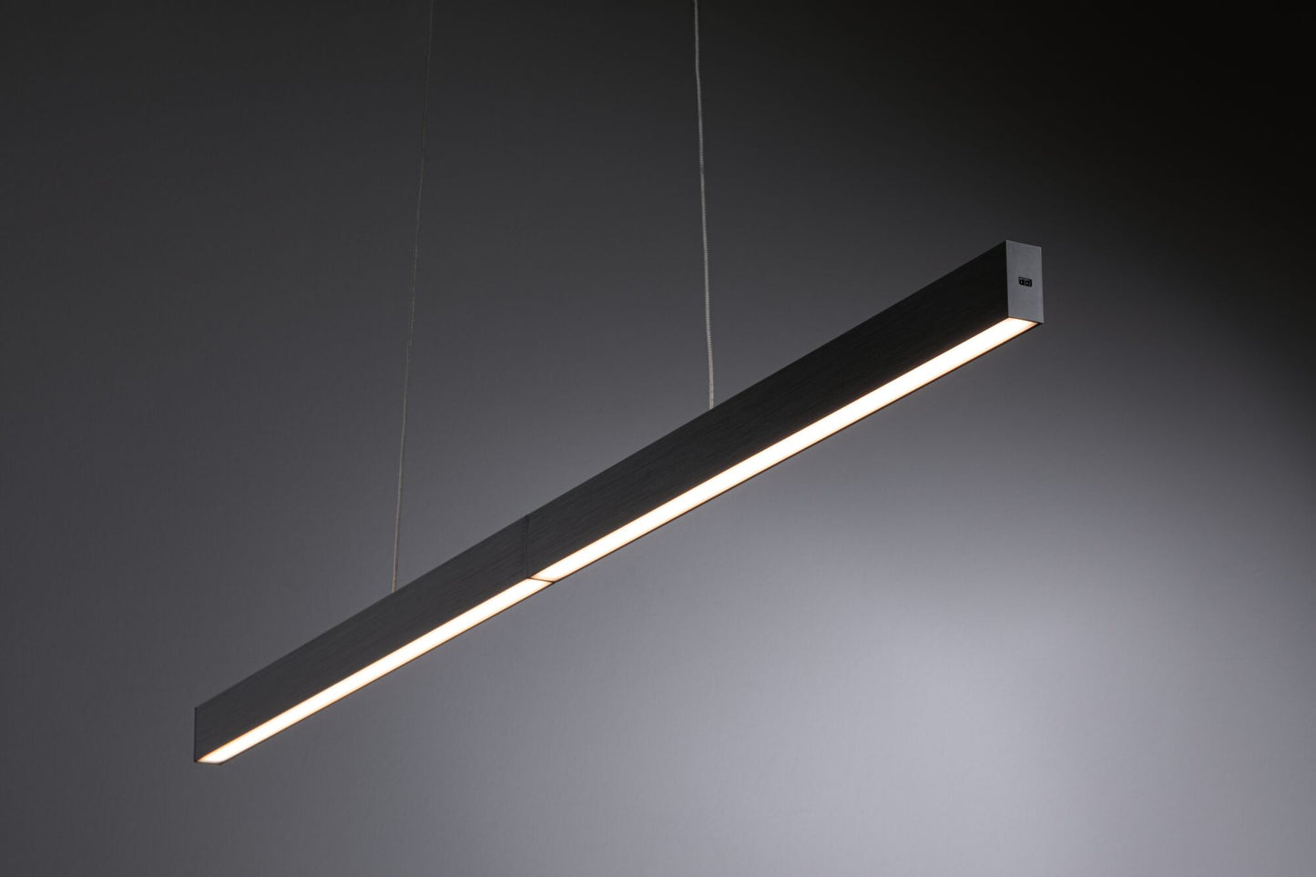 Paulmann LED Pendelleuchte Aptare Touchless Sensor    2700K 2050lm / 2050lm 2x16,5W Schwarz gebürstet dimmbar