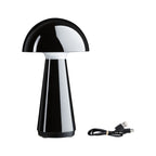 Paulmann Akkuleuchte Onzo 3-Step-Dim  IP44 dimmbar 2700K Schwarz