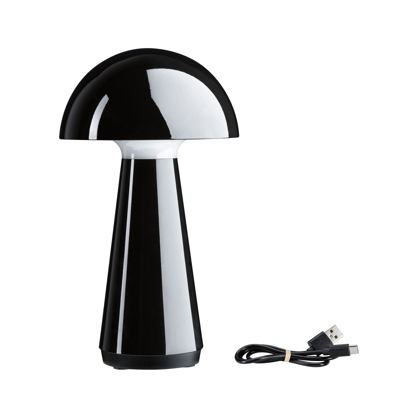 Paulmann Akkuleuchte Onzo 3-Step-Dim  IP44 dimmbar 2700K Schwarz