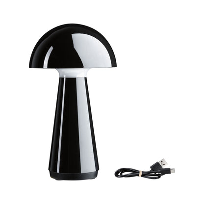 Paulmann Akkuleuchte Onzo 3-Step-Dim  IP44 dimmbar 2700K Schwarz