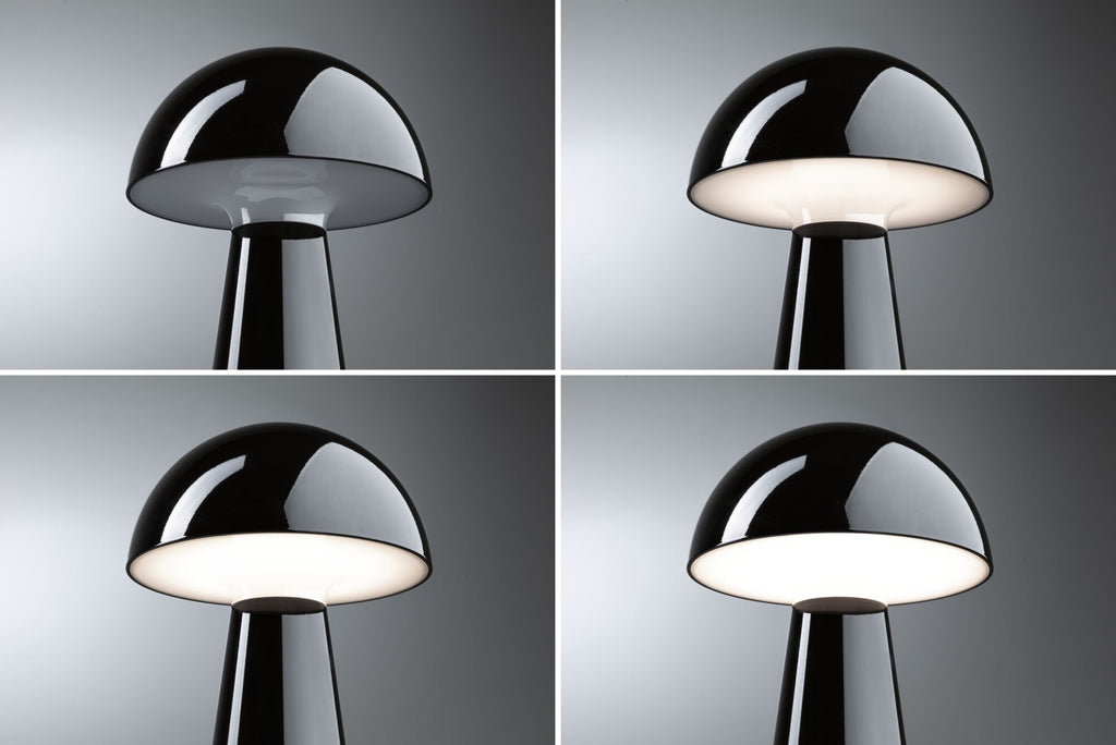 Paulmann Akkuleuchte Onzo 3-Step-Dim  IP44 dimmbar 2700K Schwarz