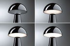 Paulmann Akkuleuchte Onzo 3-Step-Dim  IP44 dimmbar 2700K Schwarz