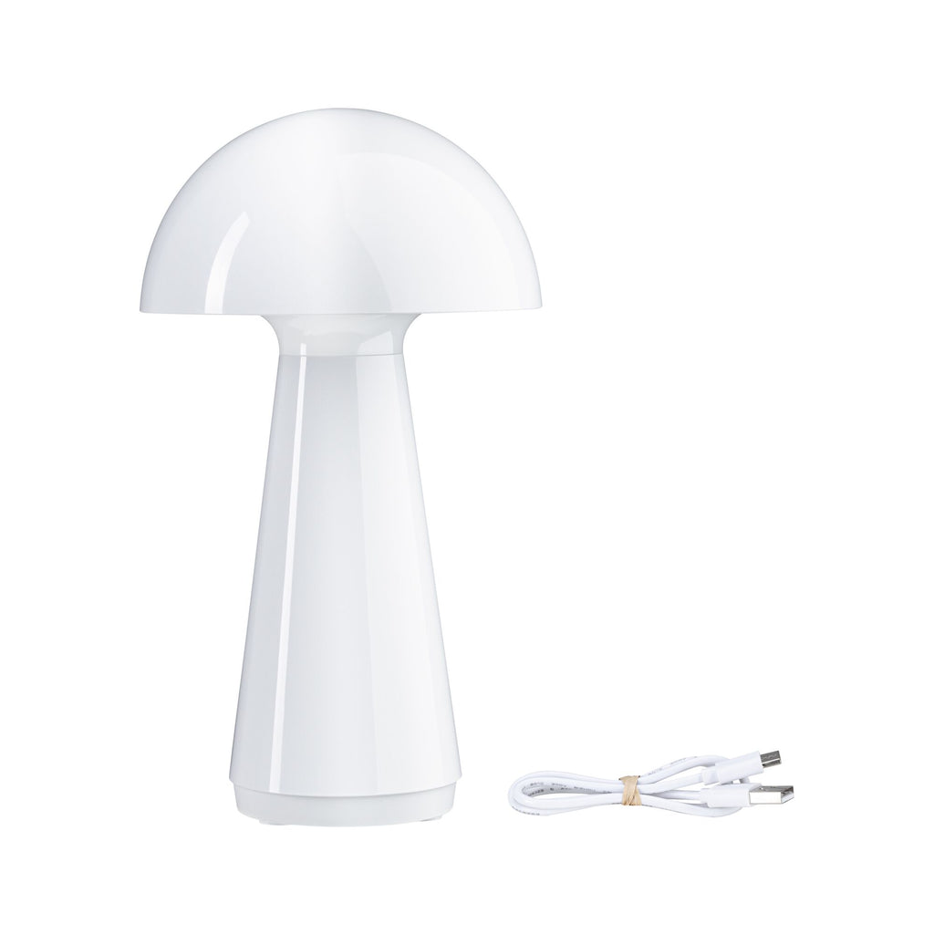 Paulmann Akkuleuchte Onzo 3-Step-Dim  IP44 dimmbar 2700K Weiß