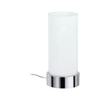 Paulmann Table&Desk Pinja Tischleuchte max.1x40W E14 Chrom/Opal 230V Metall/Glas