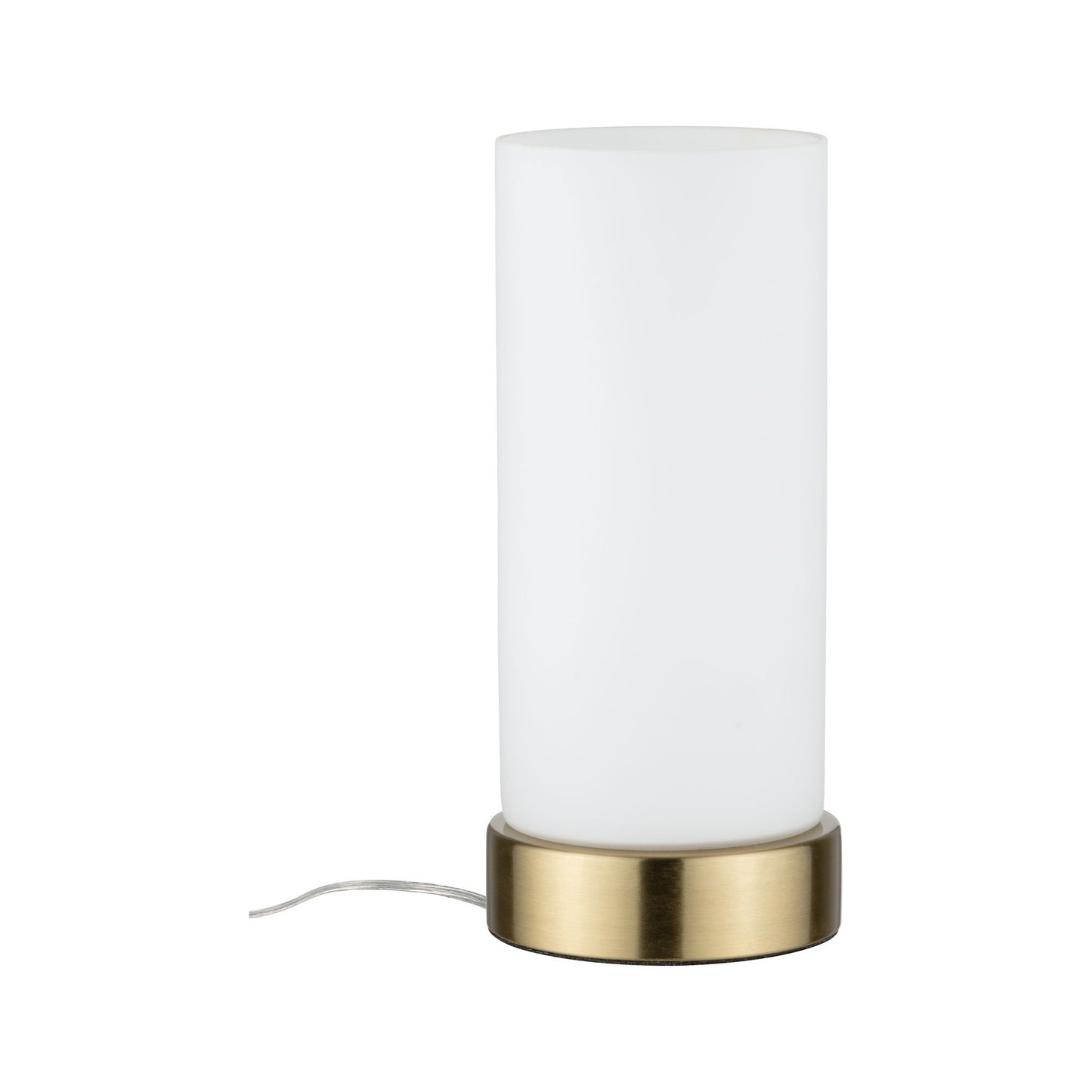 Paulmann Tischleuchte Pinja mit Touchschalter 1-flammig Messing/Opal