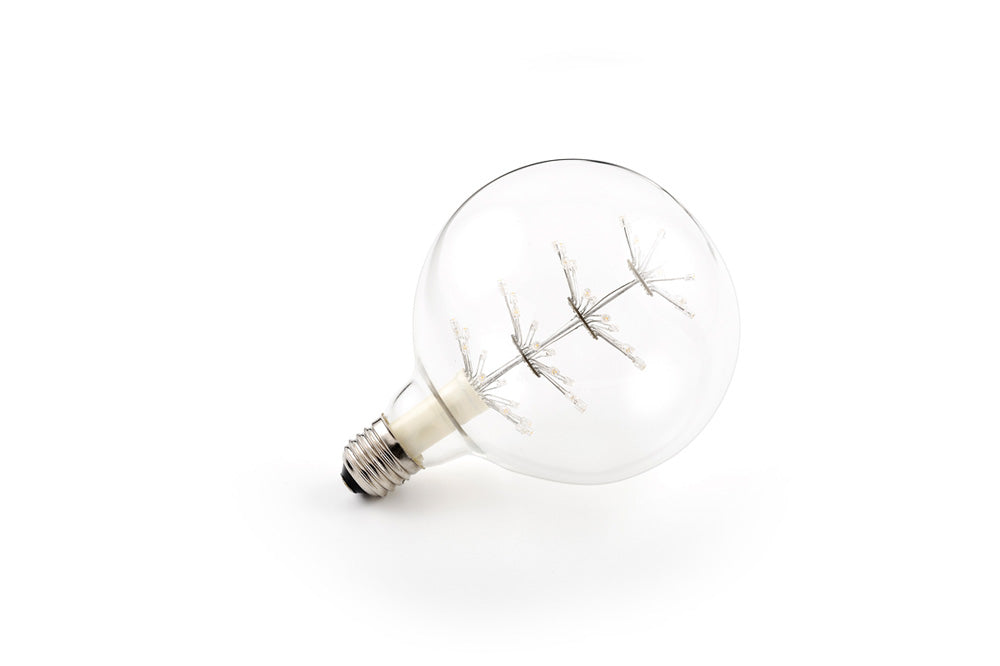 Konstsmide LED Leuchtm.Schneeflocke E27, klar, 2,2W, 279 Lumen, 2100K