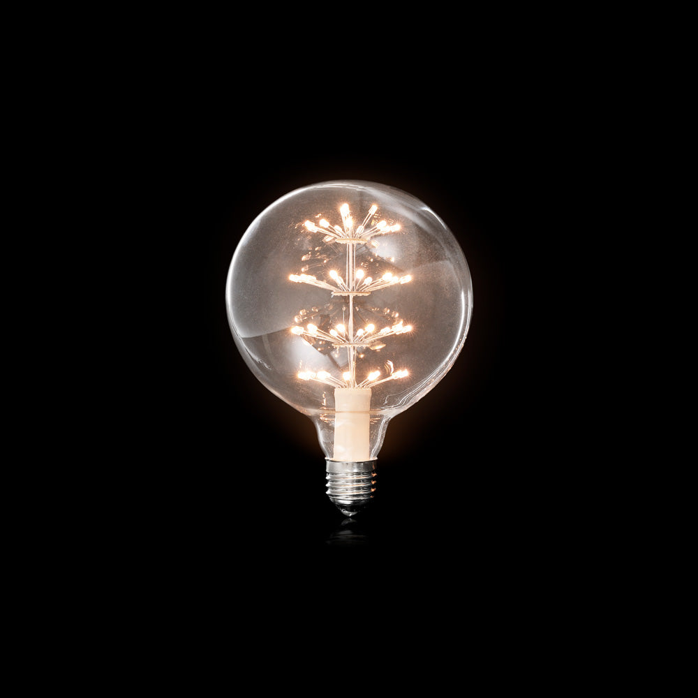 Konstsmide LED Leuchtm.Schneeflocke E27, klar, 2,2W, 279 Lumen, 2100K