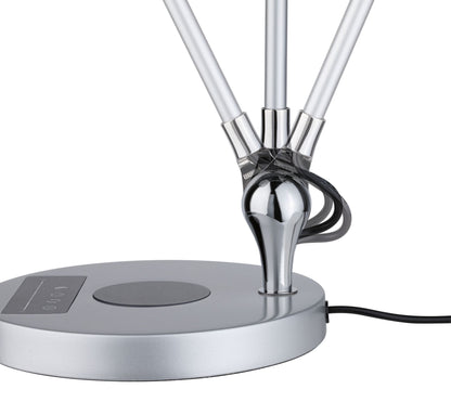 Paulmann LED Schreibtischleuchte Numis White Switch 1000lm 11W Silber