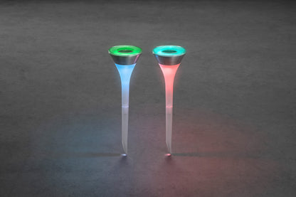 Konstsmide Assisi Solarleuchte 2erSet Farbwechsel RGB oder weiß 0,12W
