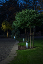 Konstsmide Assisi Solarleuchte 2er Set LED weiss/RGB