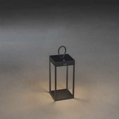 Konstsmide Ravello LED USB-Latene klein schwarz, dimmbar