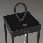 Konstsmide Ravello LED USB-Latene klein schwarz, dimmbar