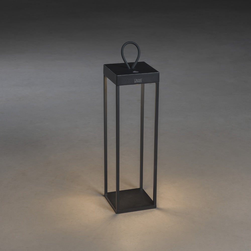 Konstsmide Ravello LED USB-Latene gross schwarz, dimmbar