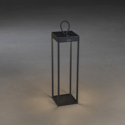 Konstsmide Ravello LED USB-Latene gross schwarz, dimmbar