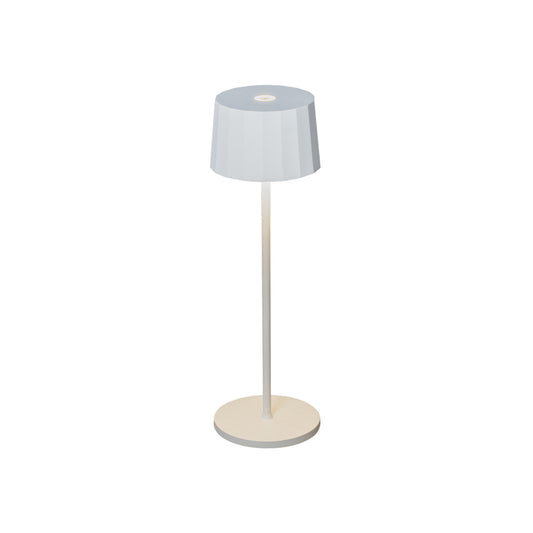 Konstsmide Positano LED USB-Tischleuchte weiss, Farbtemperatur, dimm
