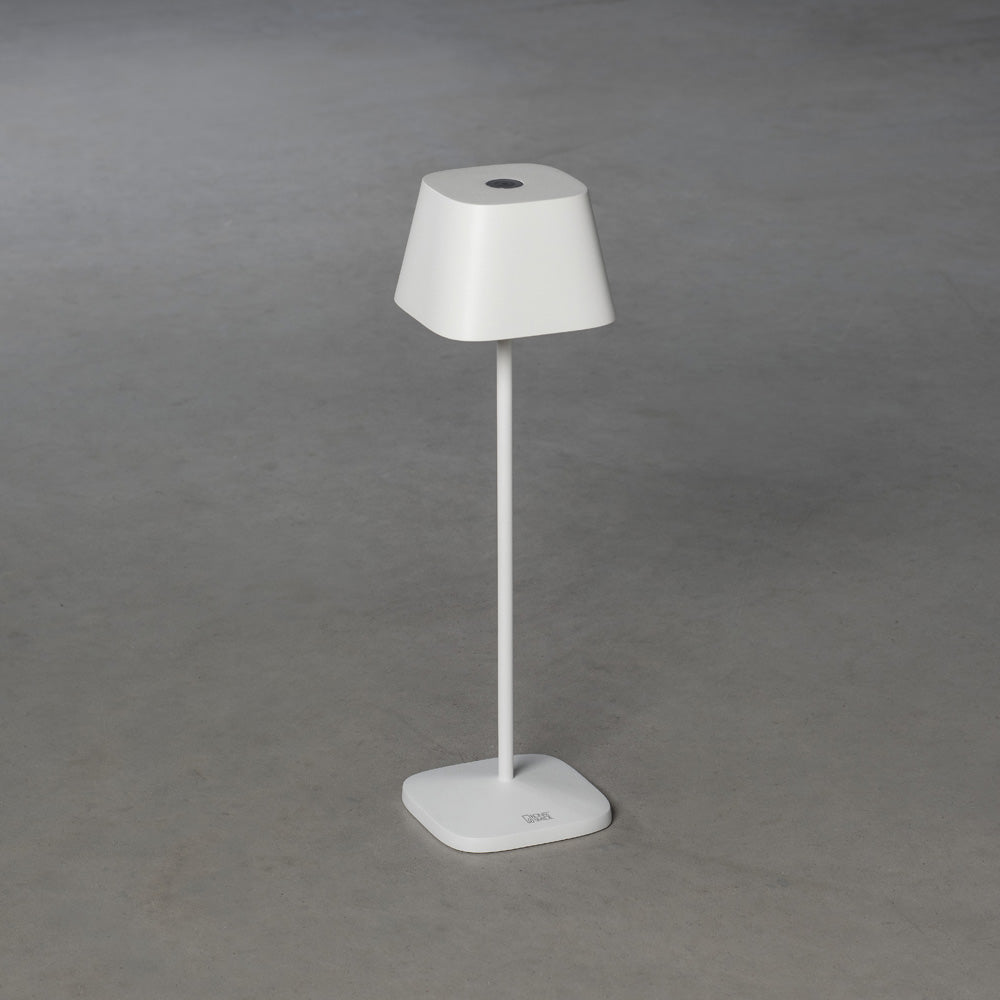 Konstsmide Capri LED USB-Tischleuchte weiss, Farbtemperatur, dimmbar