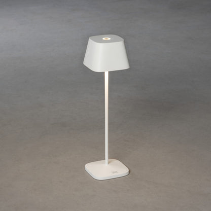 Konstsmide Capri LED USB-Tischleuchte weiss, Farbtemperatur, dimmbar