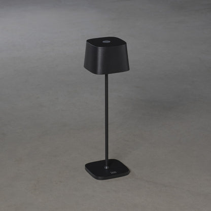 Konstsmide Capri LED USB-Tischleuchte schwarz, Farbtemperatur, dimmba
