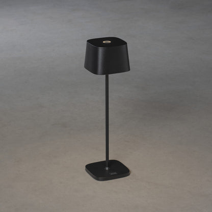 Konstsmide Capri LED USB-Tischleuchte schwarz, Farbtemperatur, dimmba