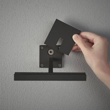 Konstsmide PortofinoLED Solar/USB-Laterne schwarz, dimmbar, Dämmerungs