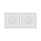 Paulmann LumiTiles LED Fliesen Square Basisset IP44 100x10mm 2x20lm 230/12V 2x0,8W  2700K Weiß Kunststoff,Aluminium