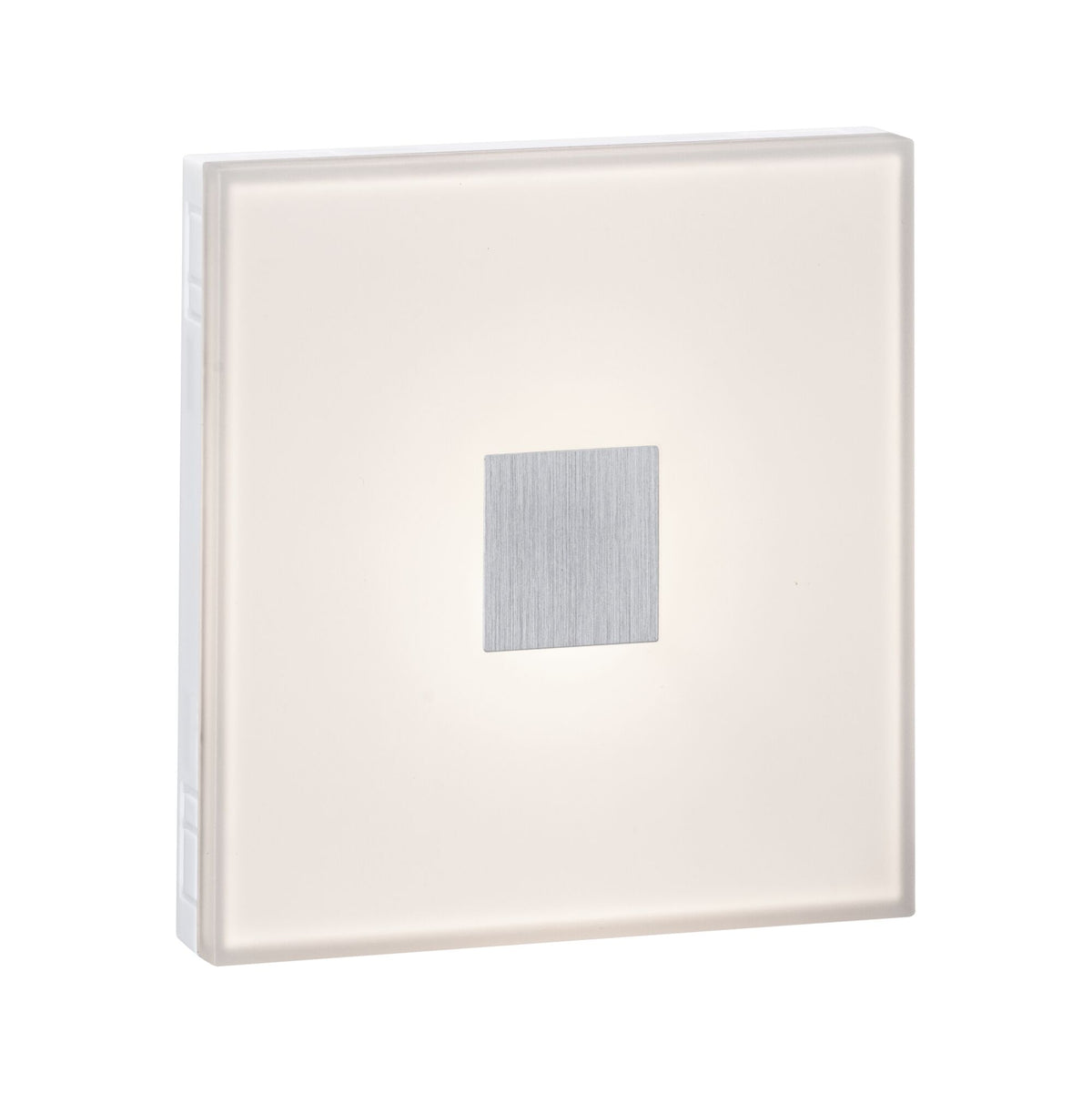 Paulmann LumiTiles LED Fliesen Square Basisset IP44 100x10mm 2x20lm 230/12V 2x0,8W  2700K Weiß Kunststoff,Aluminium