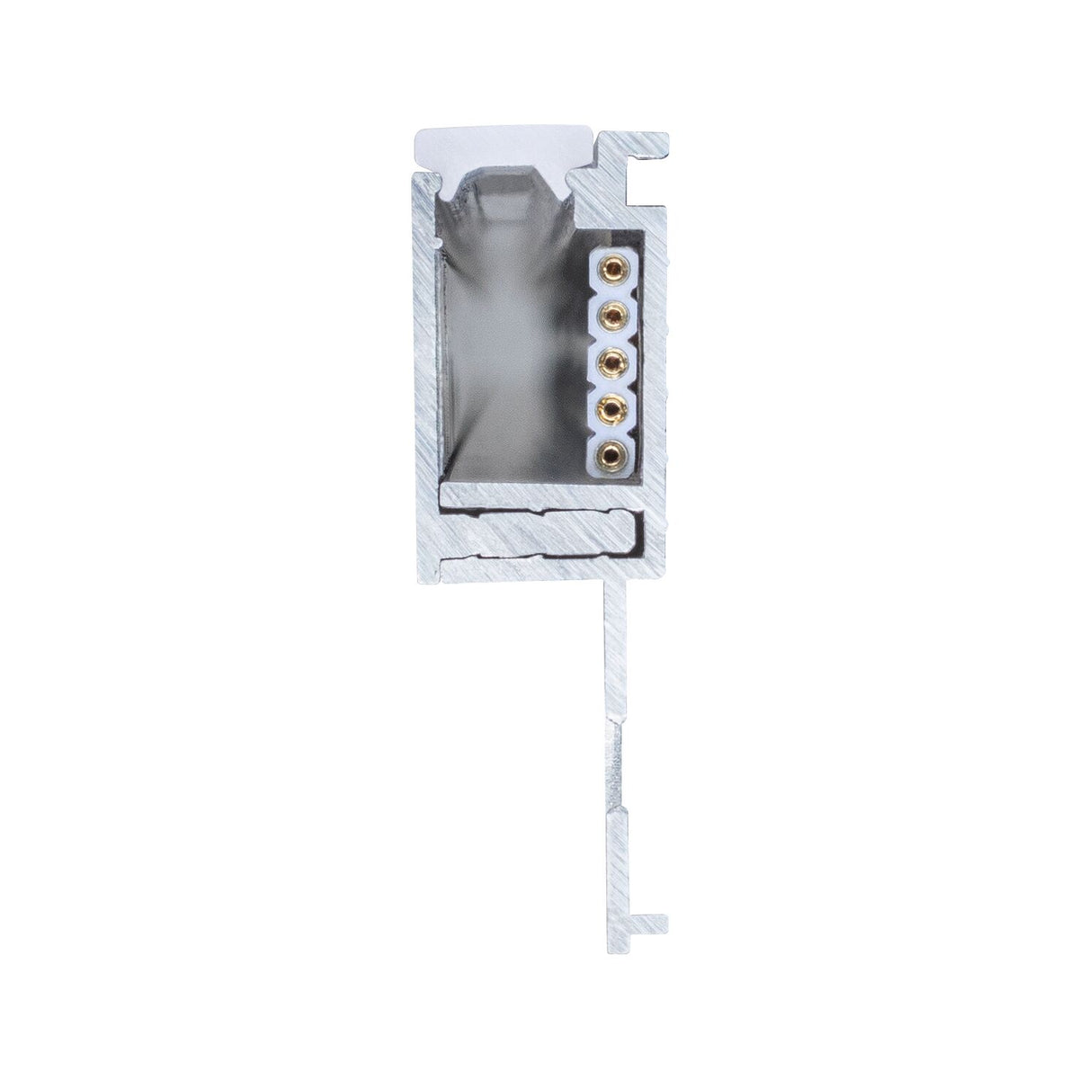 Paulmann LumiTiles Einbauprofil Border mit Diffusor 2m Alu eloxiert,Satin Aluminium