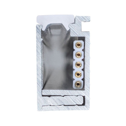 Paulmann LumiTiles Aufbauprofil Border mit Diffusor 2m Alu eloxiert,Satin Aluminium