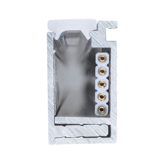 Paulmann LumiTiles Aufbauprofil Border mit Diffusor 2m Alu eloxiert,Satin Aluminium
