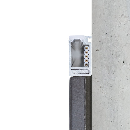 Paulmann LumiTiles Aufbauprofil Border mit Diffusor 2m Alu eloxiert,Satin Aluminium