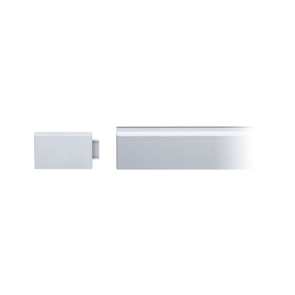 Paulmann LumiTiles Top Profil Cover Links/Rechts 45x24mm Telegrau Kunststoff