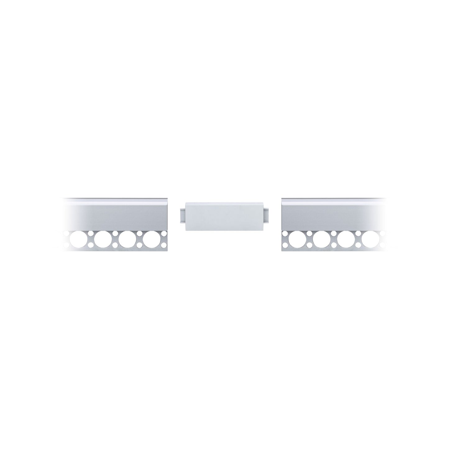 Paulmann LumiTiles Top Profil Cover Mitte 80x24mm Telegrau Kunststoff