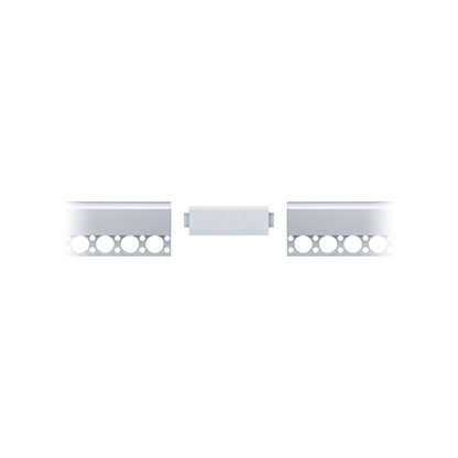 Paulmann LumiTiles Top Profil Cover Mitte 80x24mm Telegrau Kunststoff
