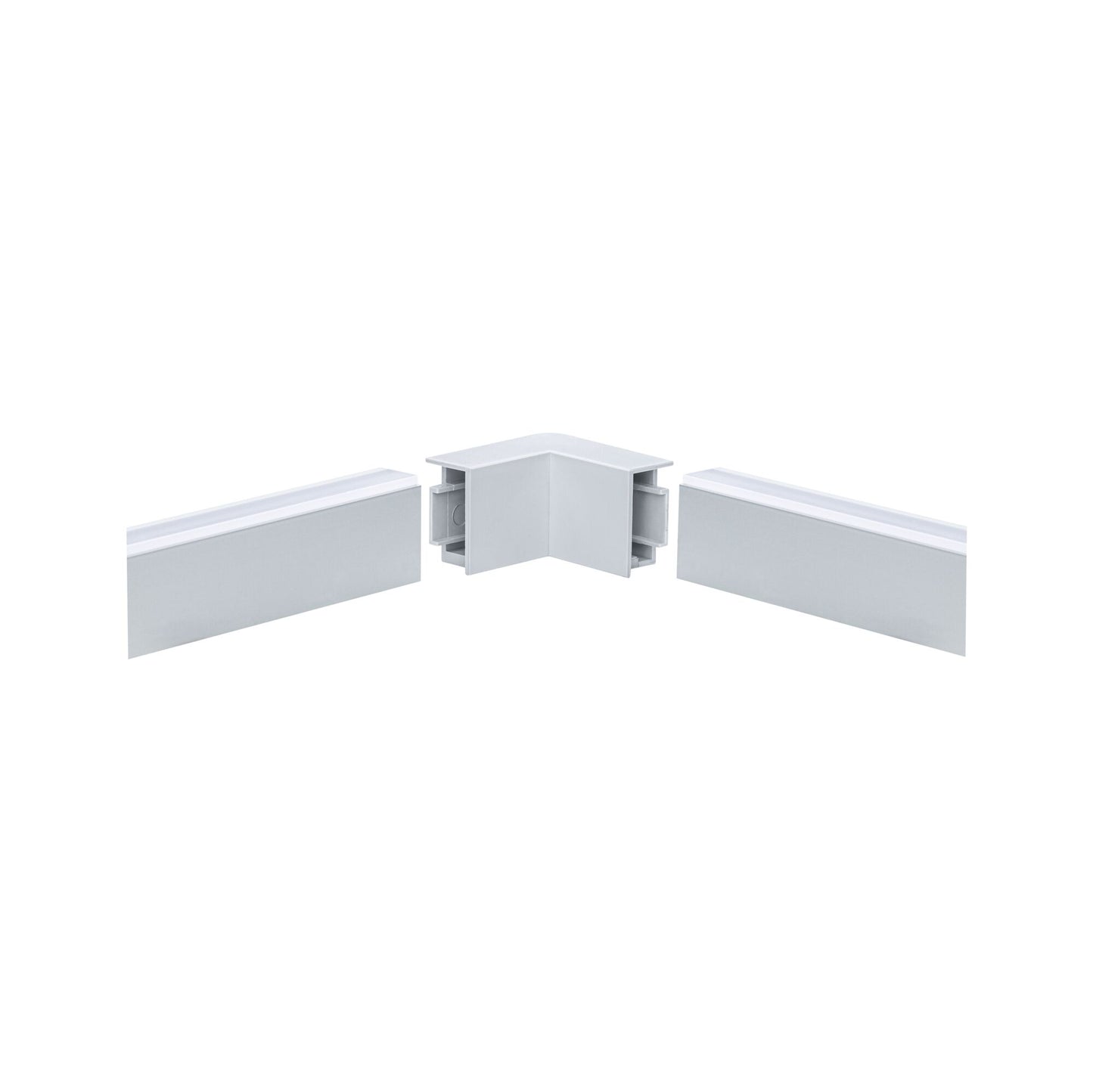 Paulmann LumiTiles Top Profil Cover Innenecke 40x40mm Telegrau Aluminium