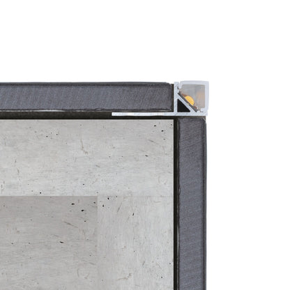 Paulmann LumiTiles Rahmenprofil Frame mit Diffusor 1m Alu eloxiert,Satin Aluminium