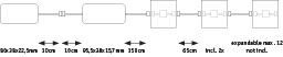 Paulmann LumiTiles LED Fliesen Square Basisset IP44 100x10mm 2x24lm 230/12V 2x0,75W  RGBW Weiß Kunststoff,Aluminium